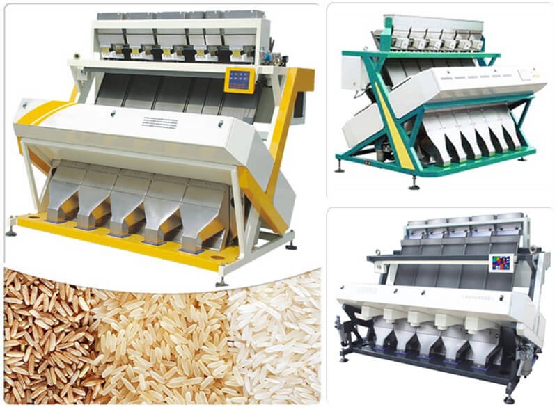 Optical color sorting machine